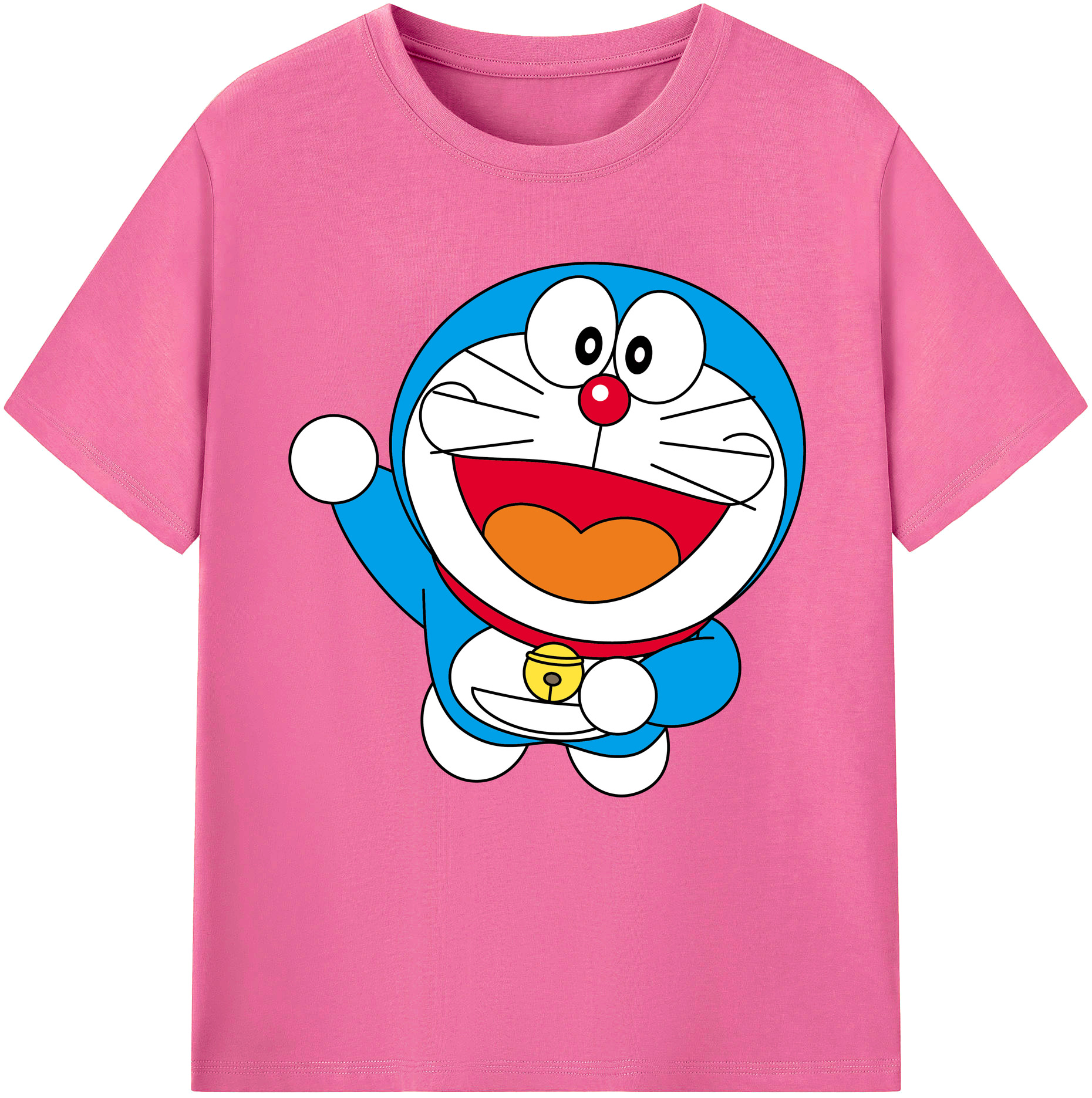（画像用） ドラえもん Doraemon レディースカジュアルプリントTシャツ（綿100％）
